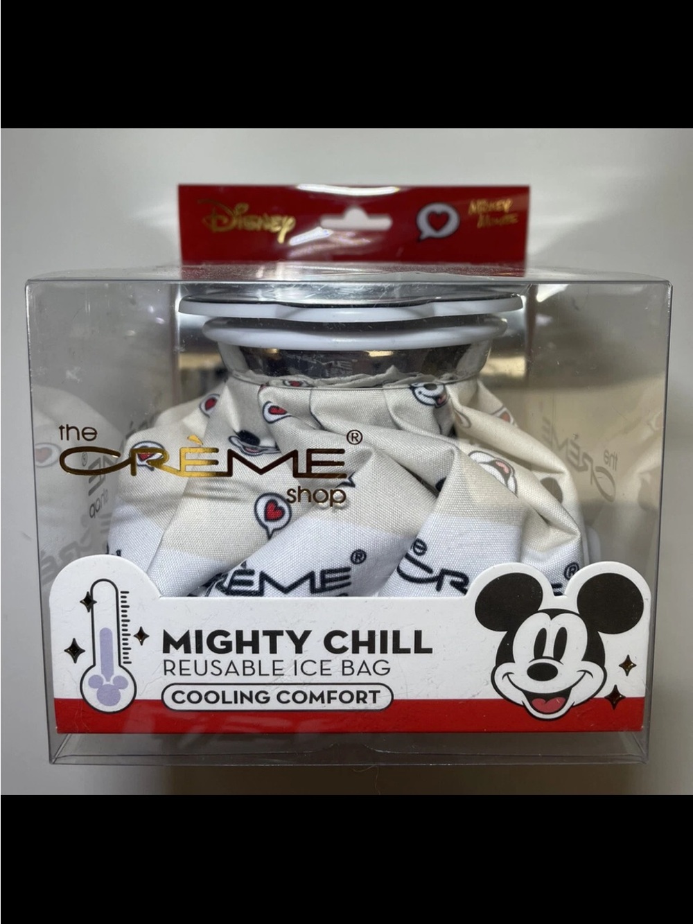 Disney/The Creme Mickey Mighty Chill Reusable Ice Bag - Red & White - Picture 4 of 4